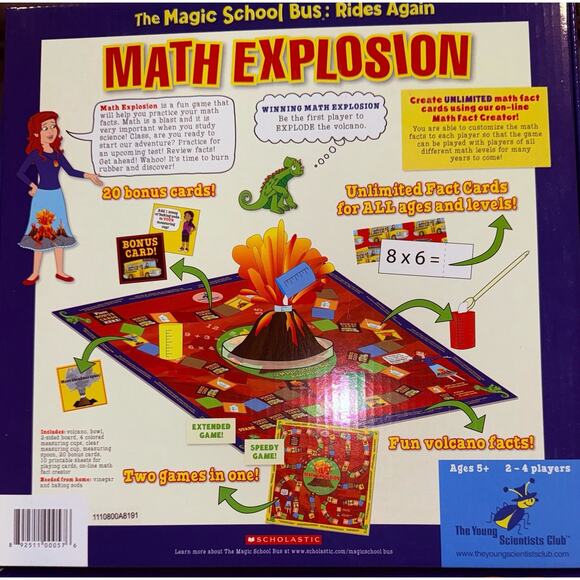 Magic School Bus Math Explosion Game - Picture 4 of 7
